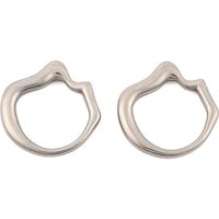 Anneaux de liaison en acier inoxydable 304, profil flamme, non ternissant — Accessoires pour bijoux
