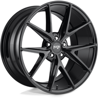 Roues Niche M119 Misano Noir Brillant - 20x10 - Motif de 5x120