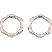Anneaux de Liaison en Acier Inoxydable 304, Fleur, Non-Tarnissant, 15x14mm — Accessoires pour bijoux