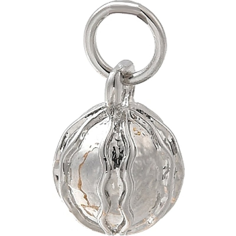 Brass Round Charms with Jump Ring, Cadmium Free, Platinum Plated — Charms & Pendants