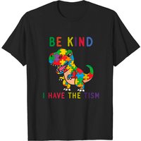 T-shirt pour hommes Be Kind I Have The Tism en noir — T-shirts pour hommes