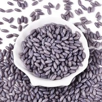 Opaque Colours Glass Seed Beads, Oval, Thistle, 9x4mm