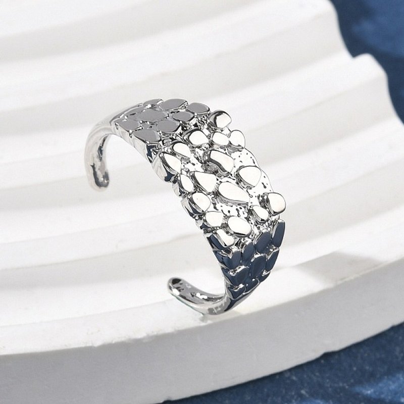 Bagues à Manchette en Laiton pour Femmes, Ajustables, Sans Plomb, 10mm — Bijoux fantaisie