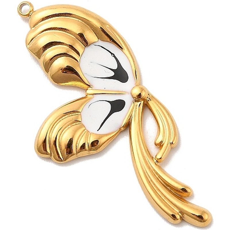 Charmes en Acier Inoxydable 304 avec Plaquage en Or 18K — Breloques et pendentifs