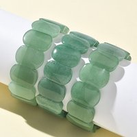 Bracelet Élastique en Aventurine Verte Naturelle pour Femmes — Bracelet Femme