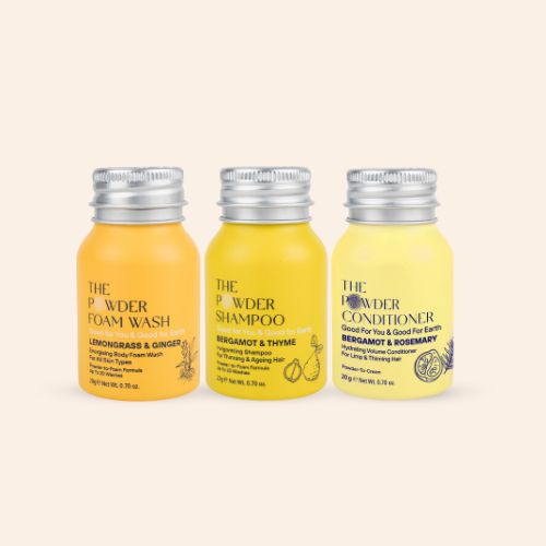 Trio Croissance et Éclat — En déplacement — Coffret Cadeau de Bain