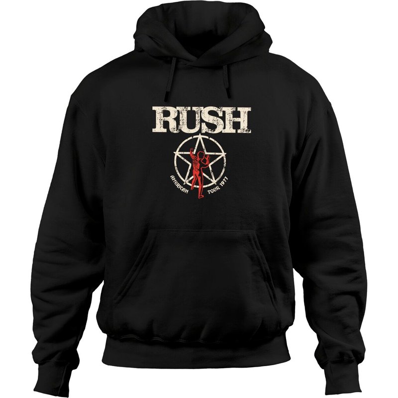 Hoodie Unisexe Rush Tournée Américaine 1977 — Sweats à capuche pour hommes