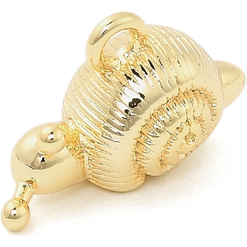 Charms en laiton, Pendentifs escargots, dorés, 10x16x7mm, trou : 1.6mm — Breloques et pendentifs