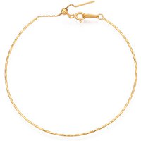 Bracelet Bangle Ajustable en Argent Sterling 925 Doré