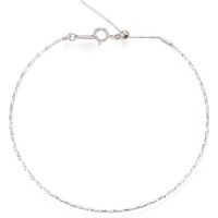 Adjustable 925 Sterling Silver Slider Bangle with Platinum Finish — Bracelet Women