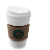 Perles Focales en Silicone pour Colliers DIY, Tasse à Café, Blanche — Perles à bijoux