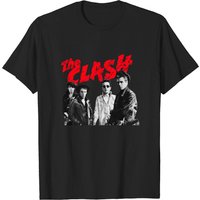 T-shirt The Clash pour hommes en noir — T-shirts pour hommes