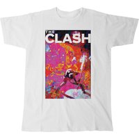 T-shirt The Clash Peinture Graphique Guitare London Calling — T-shirts pour hommes