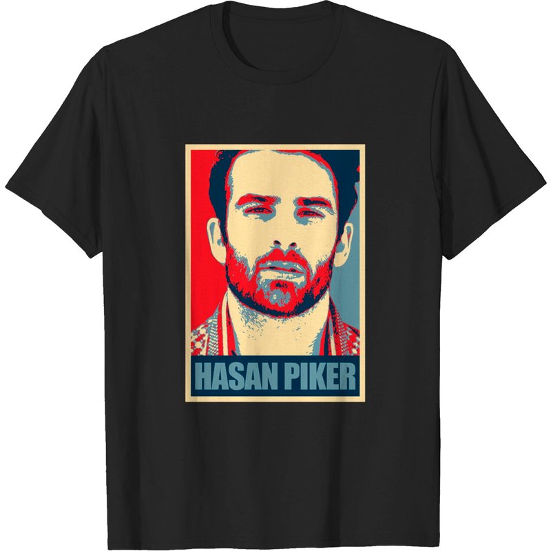 T-shirt classique Hasan Piker Hope pour hommes — T-shirts pour hommes