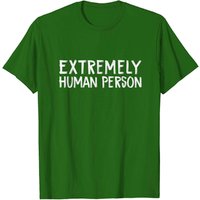 T-shirt pour hommes Extremely Human Person - Noir