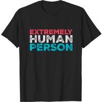 T-shirt essentiel Extremely Human Person pour hommes en noir — T-shirts pour hommes