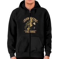 Hoodie zippé John Wayne The Duke pour unisexe — Sweats à capuche pour hommes