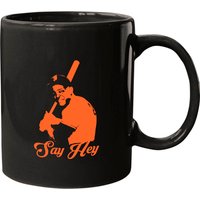 Say Hey - Willie Mays - Tasse Essentielle Orange Stencil
