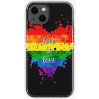 Love Is Love iPhone Case with Clear TPU Shell — Phone Case