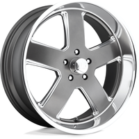 US Mag U118 Hustler Gunmetal Wheels - 20x8 - 5x120.65 Bolt Pattern — Wheels & Rims