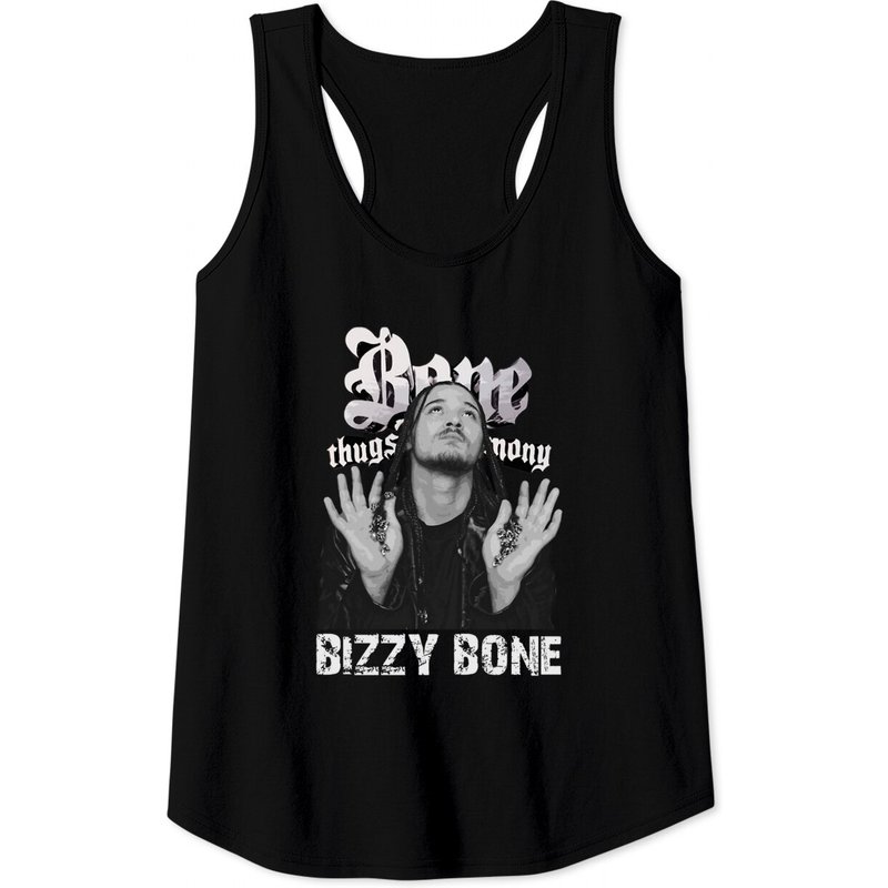 T-shirts sans manches Bizzy Bone pour hommes - Noir — T-shirts pour hommes