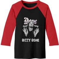 Bizzy Bone Classic Baseball Tees for Men in Black/Red — Mens T Shirts