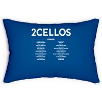 Coussin lombaire 2CELLOS Tournée US 2022 — Coussins décoratifs