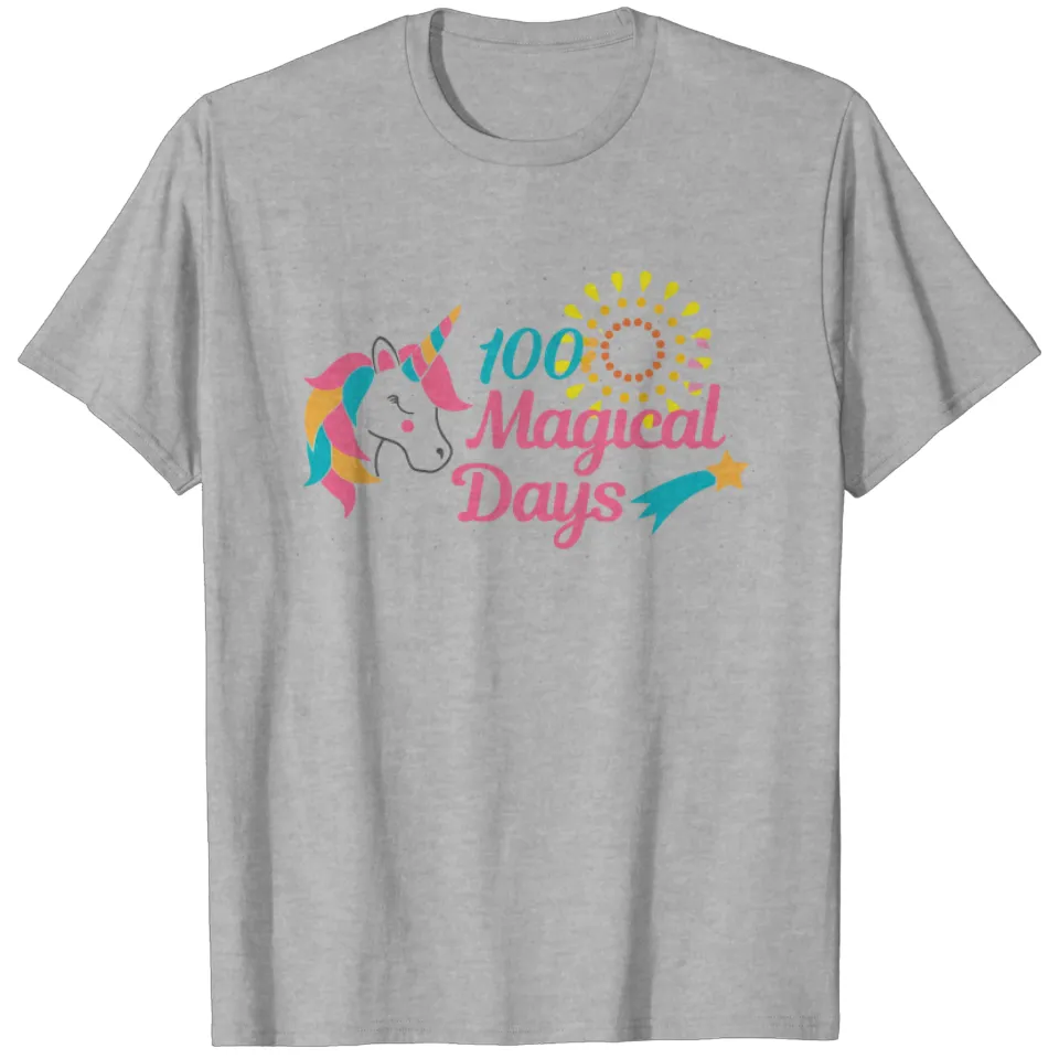 T-shirt pour hommes : 100 jours d'école, cadeau amusant d'apprentissage magique — T-shirts pour hommes