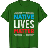 T-shirt pour hommes « Les vies des Autochtones comptent » en noir — T-shirts pour hommes