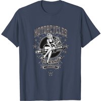 T-shirt Premium Pin Up Moto pour Hommes — T-shirts pour hommes
