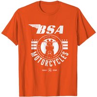 Bsa British Motorcycles Bike Logo Grey T-Shirt for Men