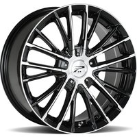 Platinum 437U Genesis Machined Black 16x7 Rims 5x110 Bolt Pattern — Wheels & Rims