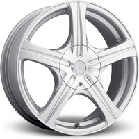 Ultra 403S Slalom Argent 16x6.5 Jantes 5x108 Motif de Boulons 42 Offset — Roues et jantes