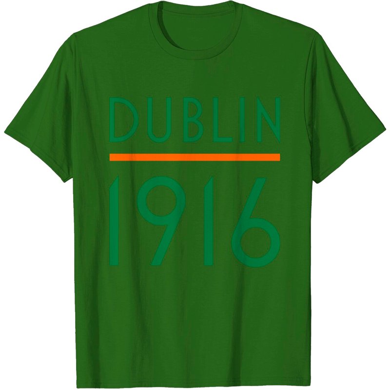 Dublin 1916 T Shirt for Men in Black