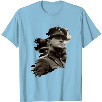 T-shirt irlandais Michael Collins pour hommes - Noir