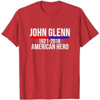 T-Shirt John Glenn Héros Américain pour Hommes