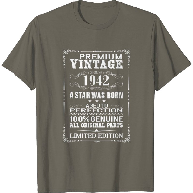 T-Shirt Premium Vintage 1942 pour hommes