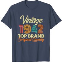T-Shirt Vintage 1942 80e Anniversaire pour Hommes — T-shirts pour hommes