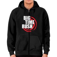 Big Time Rush Unisex Black Zip Hoodie