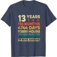 T-Shirt Vintage Cadeau d'Anniversaire 13 Ans pour Hommes