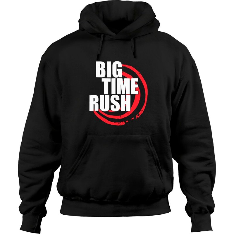 Hoodie Noir Unisexe Big Time Rush — Sweats à capuche pour hommes