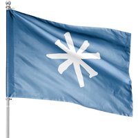 Kurt Vonnegut House Flags - Double-Sided Print — Decorative Flags