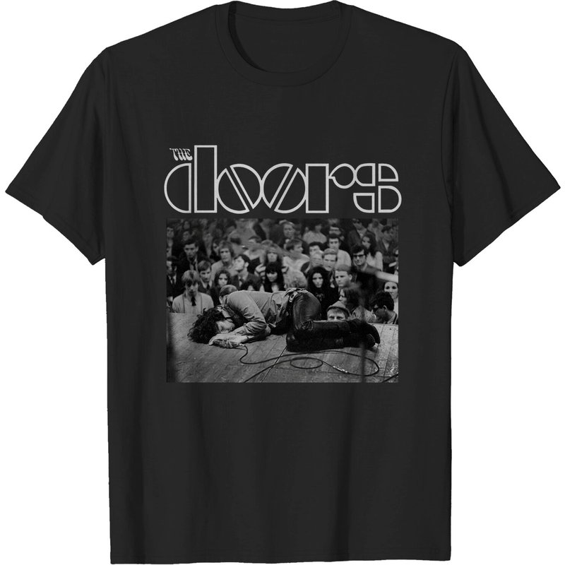 T-shirt unisexe The Doors : Collapsed pour hommes en noir — T-shirts pour hommes