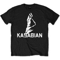 Kasabian Unisex Tee: Ultra Face for Men in Black