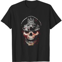 Slayer Unisex Tee: Skull Hat for Men in Black