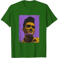 Morrissey Unisex Tee in Purple and Yellow