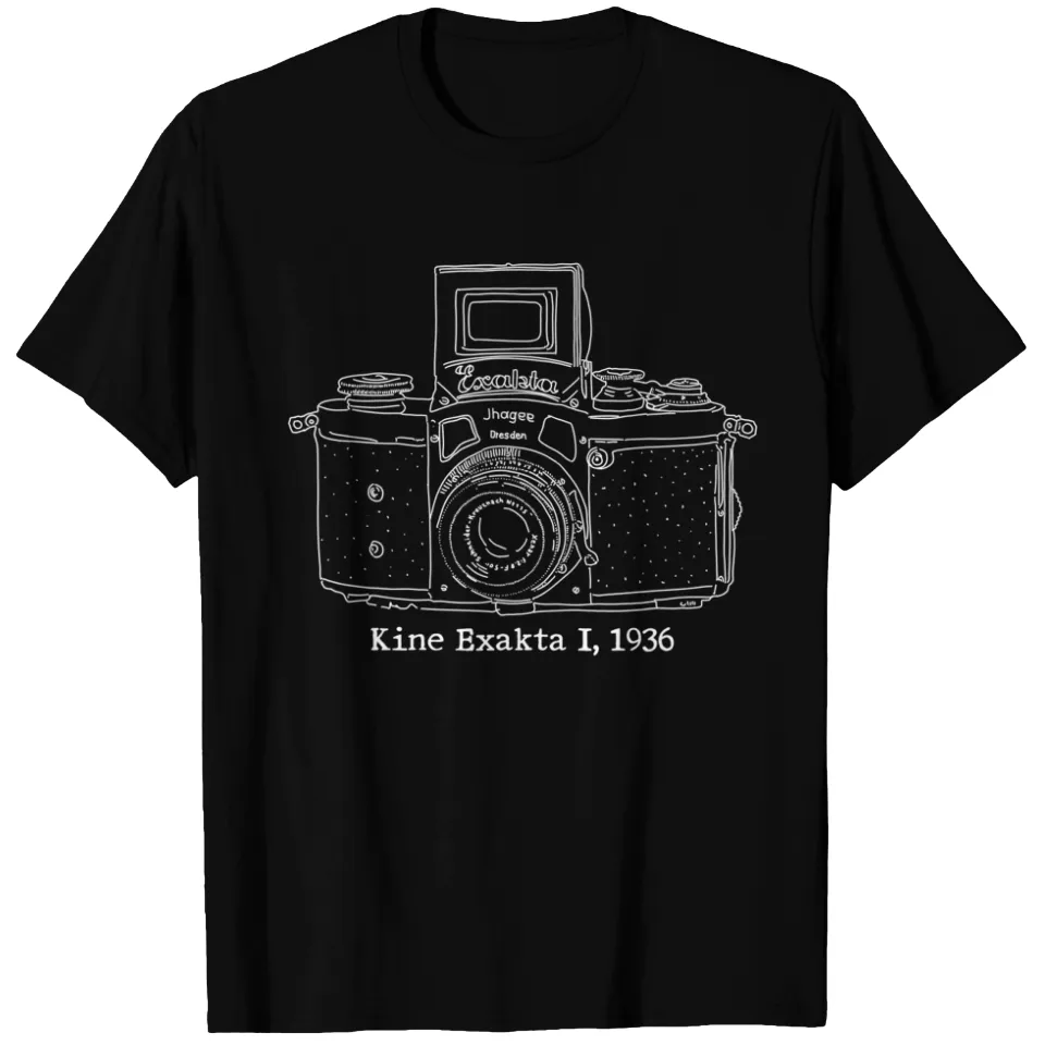 T-shirt 1936 Kine Exacta Photo Camera pour hommes en noir