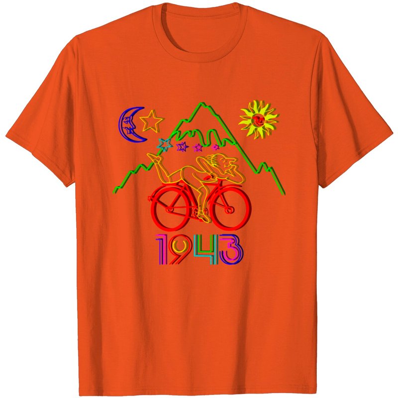 T-Shirt pour Hommes Bicycle Day 1943 LSD Creator Acid Trip — T-shirts pour hommes