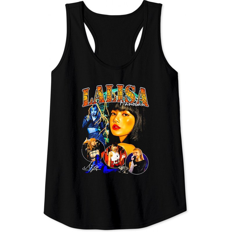 Débardeur Vintage Lalisa Blackpink pour Hommes — T-shirts pour hommes