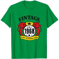 T-Shirt Vintage 1968 Vieilli à la Perfection pour Hommes